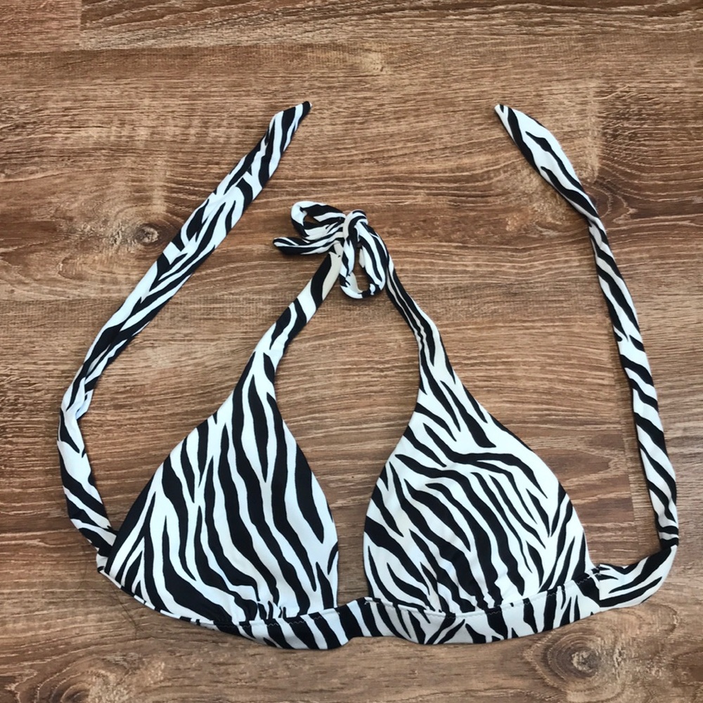 Victoria’s Secret Zebra Swim Top
